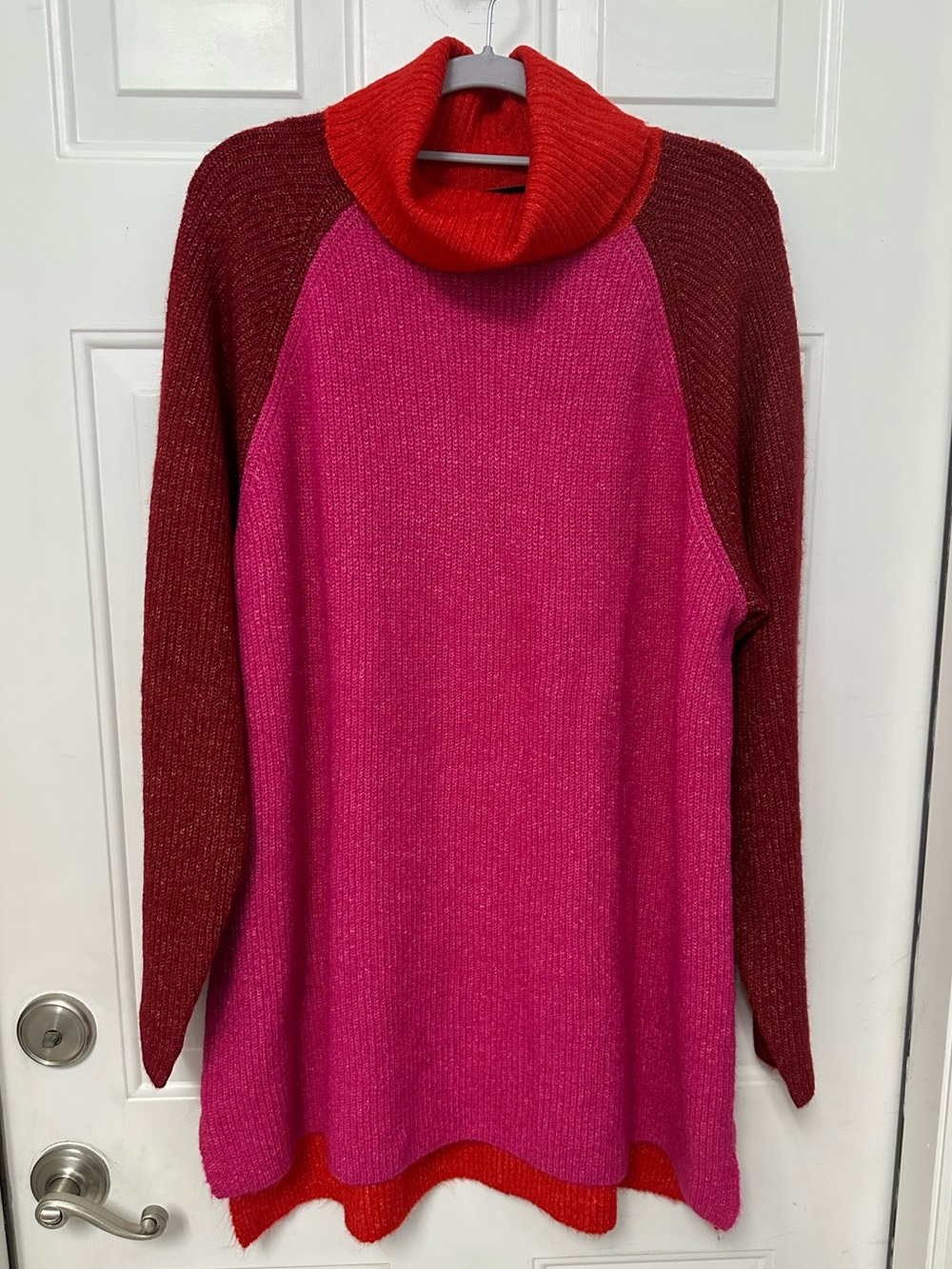 Lane Bryant Colorblock Turtleneck Sweater